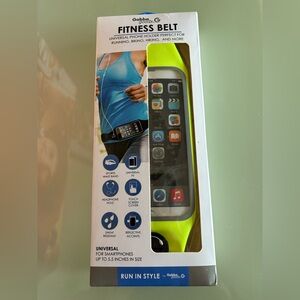 Neon Yellow Smartphone fitness belt